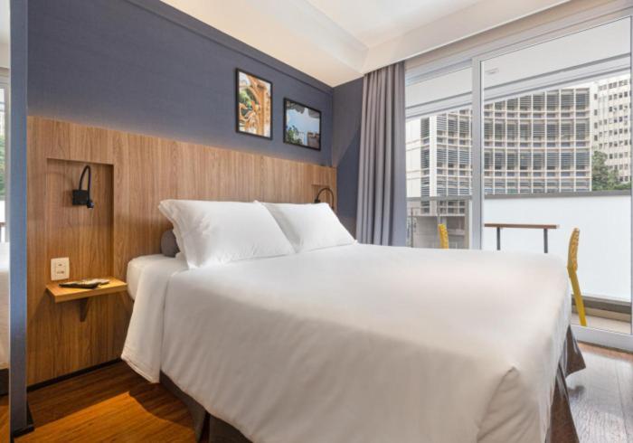 Apartament Loft Com Piscina, Academia, 100 Metros Do Metro São Paulo Zewnętrze zdjęcie